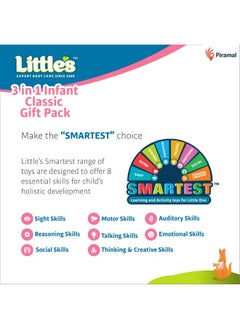 Little's Little's 3 in 1 Infant Classic Gift Pack I Activity & Learning Toys for Babies I Multicolour I Infant & Preschool Toys I Develops fine Motor Skills & Reasoning Skills | 5 Months and Above  - Image 5