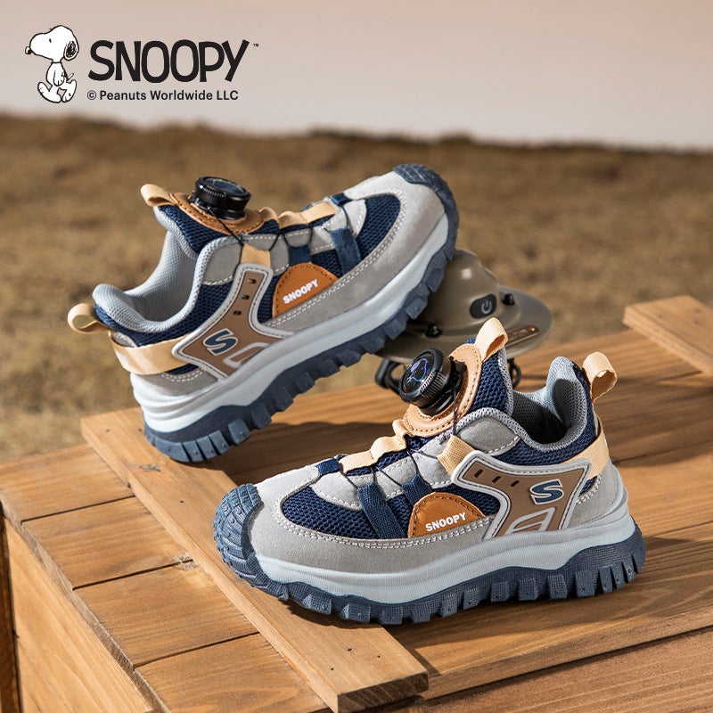 Snoopy Boys Shoes Children Outdoor Non-Slip Hiking Shoes Anti-Kick Girls' Shoes Sneaker - Image 3