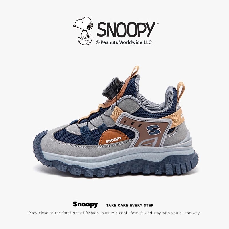 Snoopy Boys Shoes Children Outdoor Non-Slip Hiking Shoes Anti-Kick Girls' Shoes Sneaker - Image 2
