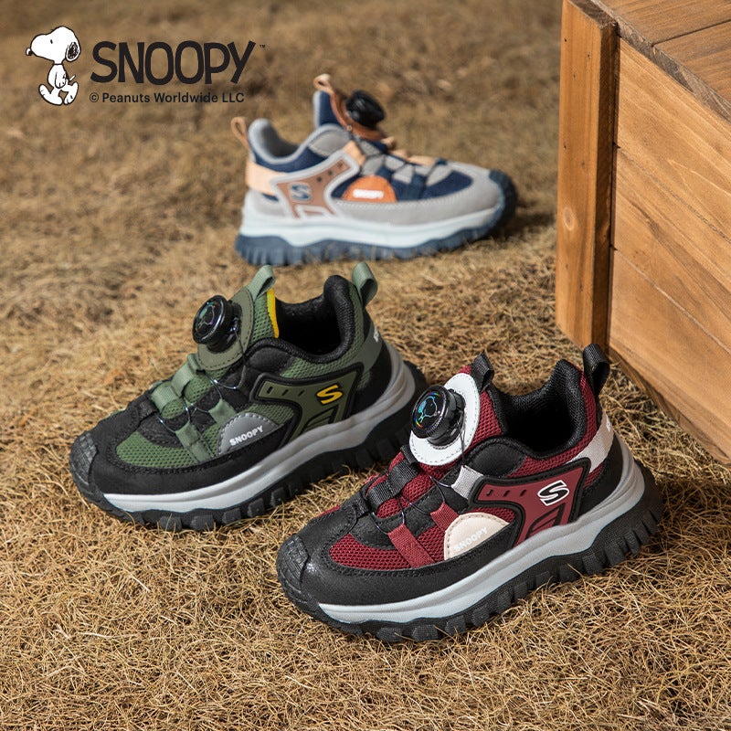 Snoopy Boys Shoes Children Outdoor Non-Slip Hiking Shoes Anti-Kick Girls' Shoes Sneaker - Image 4