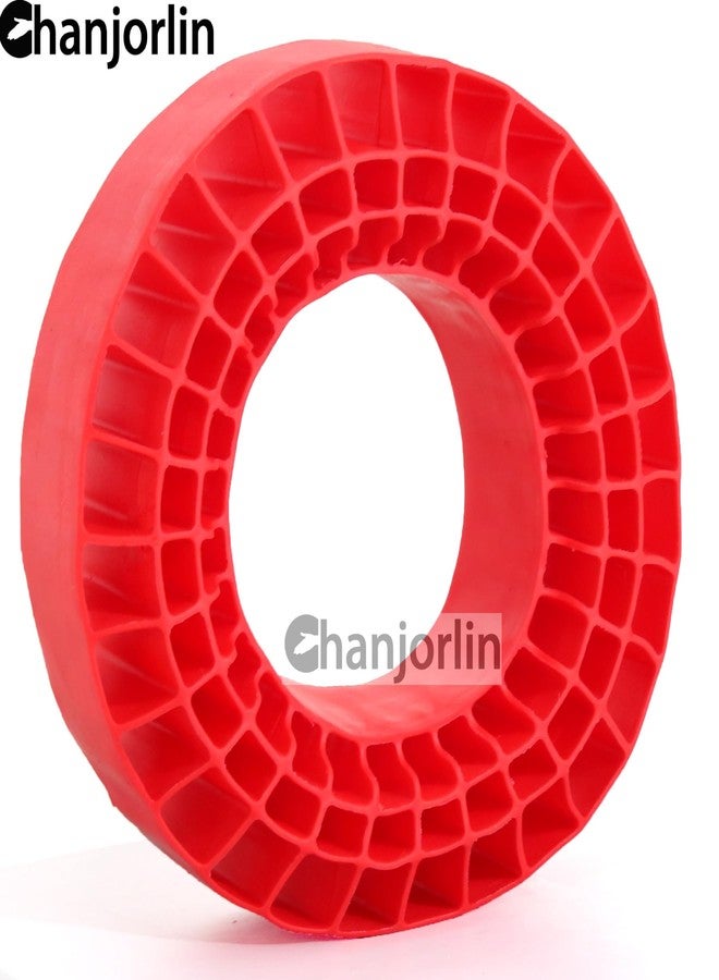 Chanjorlin 1.9 RC Silicone Rubber Insert Foam Soft Waterproof 108x42mm Fit 118-122mm 1/10 Crawler Wheels Tires for 1:10 Crawler Car Traxxas TRX4 Axial SCX10 Capra RXB10 RC4WD D90 TF2 Gen8 4PCS (Red) - Image 3
