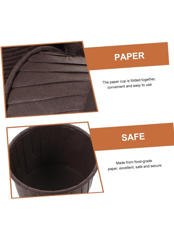 50 قطعة من أكواب خبز الكب كيك، بطانات ورقية للكب كيك بحجم قياسي، أغلفة مقاومة للدهون للاستخدام مرة واحدة لحفلات الزفاف وأعياد الميلاد والقهوة - Image 5