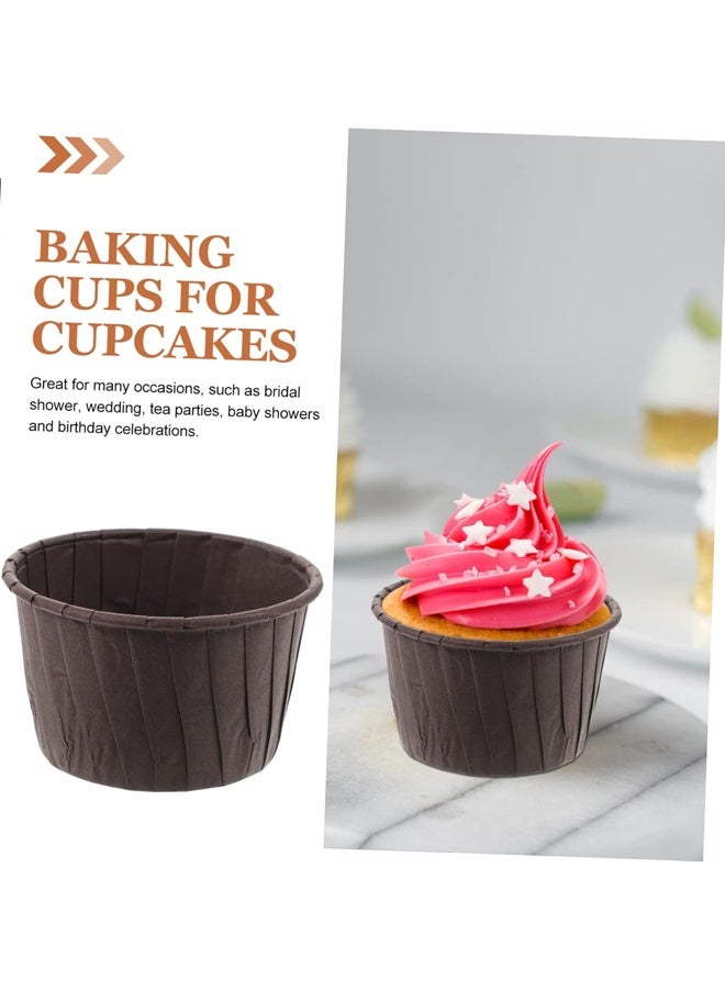 50 قطعة من أكواب خبز الكب كيك، بطانات ورقية للكب كيك بحجم قياسي، أغلفة مقاومة للدهون للاستخدام مرة واحدة لحفلات الزفاف وأعياد الميلاد والقهوة - Image 4