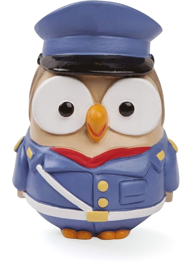 Goofi Figure Professions – 8x10cm Ceramic Figurine | Hand-Painted Collectible | Perfect for Home Decor & Gifts | POLICE