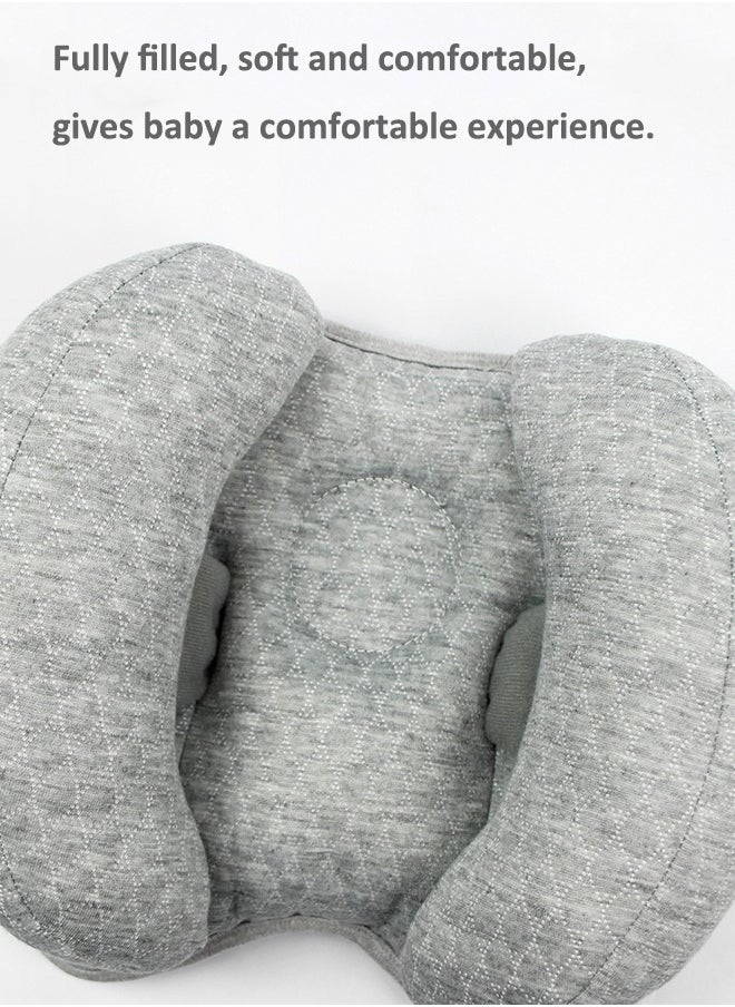 Aissiora Baby Neck Pillow - Car Headrest Pillow for Toddlers - Adjustable Toddler Headrest Neck Support, Baby Neck Pillow, Travel Pillow Headrest for Car Seat  - Image 5