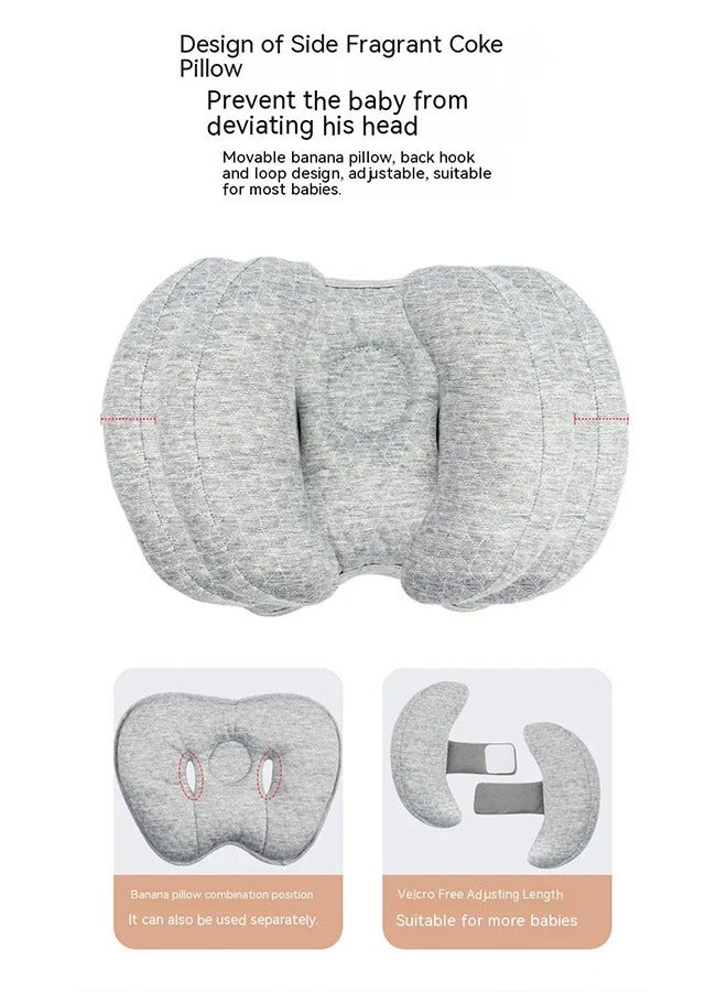 Aissiora Baby Neck Pillow - Car Headrest Pillow for Toddlers - Adjustable Toddler Headrest Neck Support, Baby Neck Pillow, Travel Pillow Headrest for Car Seat - Image 4