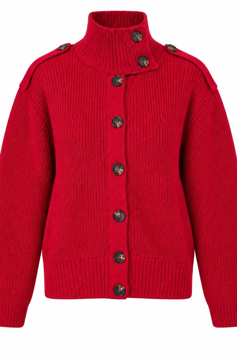 Mixray MIXRAY Open Front Cardigan