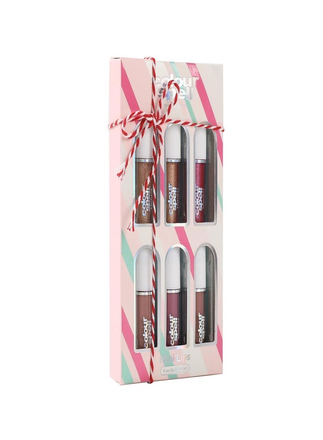 Profusion Cosmetics Colourspell Mini Lips 6 PC Lip Gloss Set, Sparkling Lip Toppers and Matte Lip Gloss for Glossy Shine and Velvety Matte Finish - Image 2