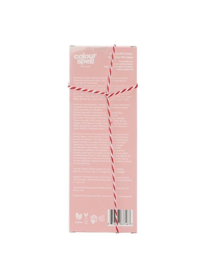 Profusion Cosmetics Colourspell Mini Lips 6 PC Lip Gloss Set, Sparkling Lip Toppers and Matte Lip Gloss for Glossy Shine and Velvety Matte Finish - Image 3