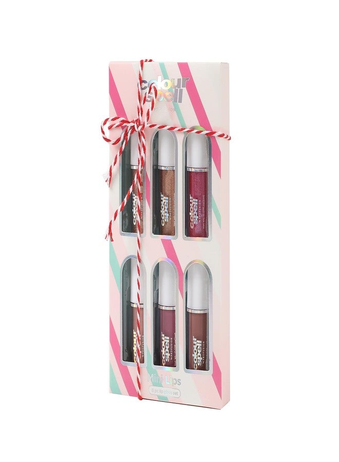 Profusion Cosmetics Colourspell Mini Lips 6 PC Lip Gloss Set, Sparkling Lip Toppers and Matte Lip Gloss for Glossy Shine and Velvety Matte Finish - Image 1
