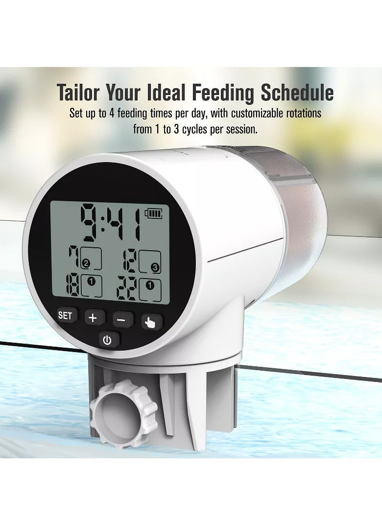 Arabest Fish tank feeder intelligent timing，Feeder for Aquarium，Efficiently Dispenses Fish Food in Fish Tank  - Image 5