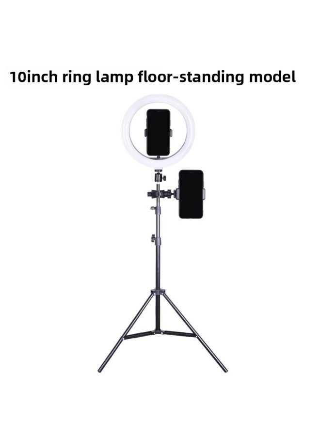 general 6-inch 8-inch 10-inch Ring Fill Light Live Mobile Phone Bracket Fill Light LED Beauty Light Tripod Live Light-Specifications:8-inch +1.6 M Lamp Holder - Image 3