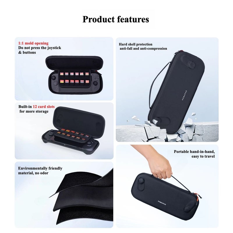 Mobapad H12 Drop-Proof Protective Storage Bag for Gemini 3, Black - Image 3