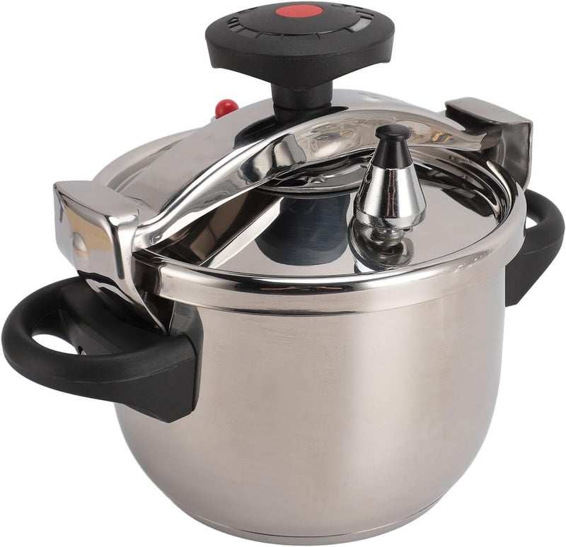 Ejoyous Stainless Steel Mini Pressure Cooker, 3L/3.17Qt Pressure Pot for Rice Steaming and Soup Cooking with Slip Resistant Handle for Gas Induction Cooker - Image 1