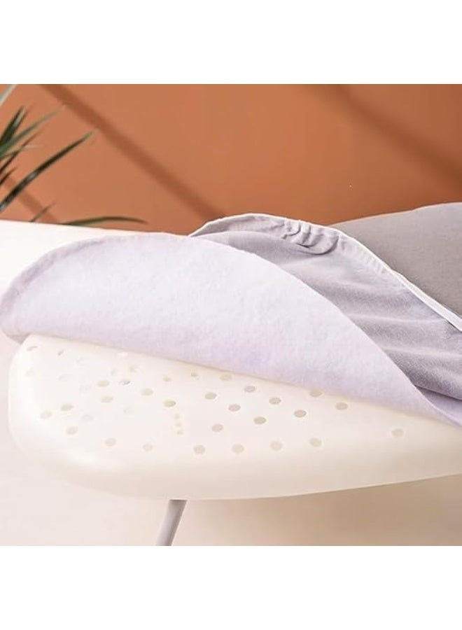 Portable Countertop Ironing Board Foldable Mini Ironing Table with Heat Resistant Cover Space Saving Ironing Station for Home and Travel Gray Color Lightweight Compact Folding Surface for Daily Use - Image 4