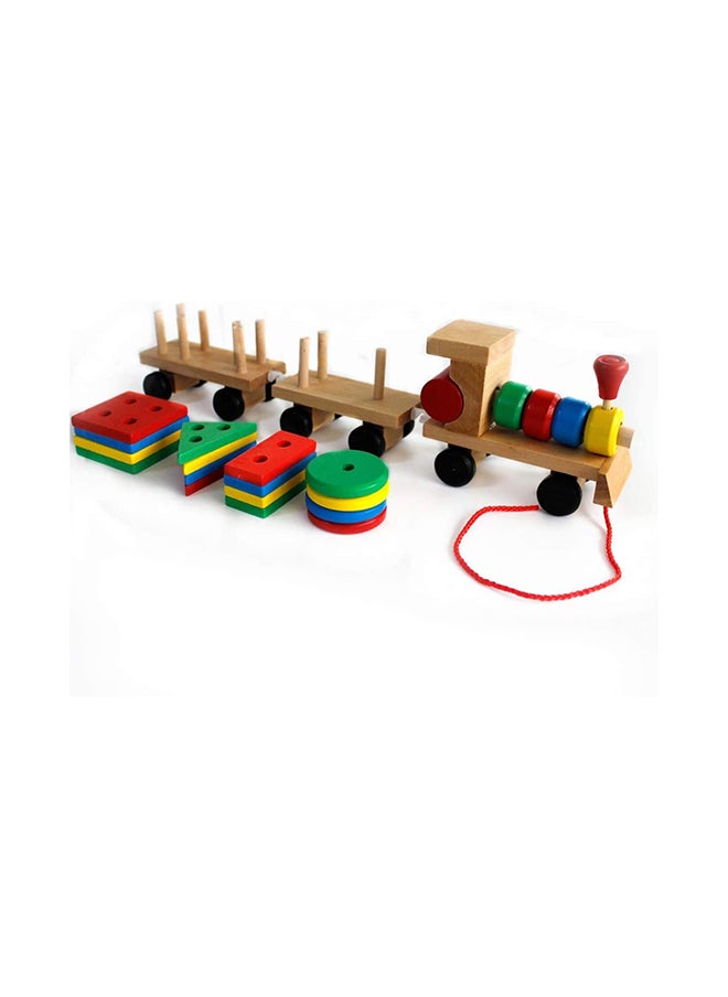 Small Wooden Train And Dragging  - Image 3