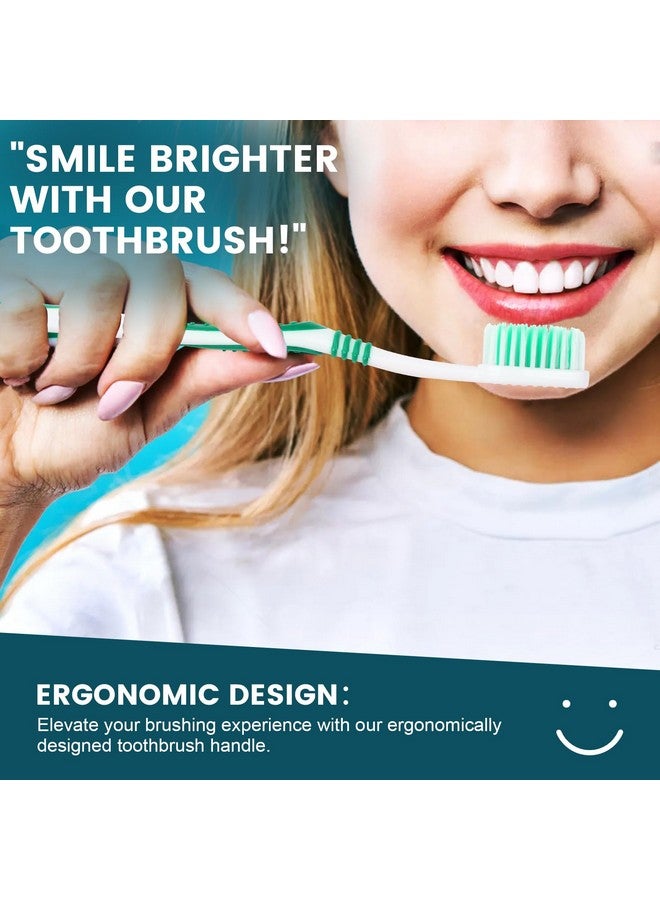 Navona 50 PCS Bulk Toothbrush Pack, Premium Individually Wrapped Disposable Toothbrush, Soft Toothbrush for Adult or Kid, Ergonomics Handle, Soft Bristle Toothbrush, Perfect for Travel, Hotel,Donation - Image 5