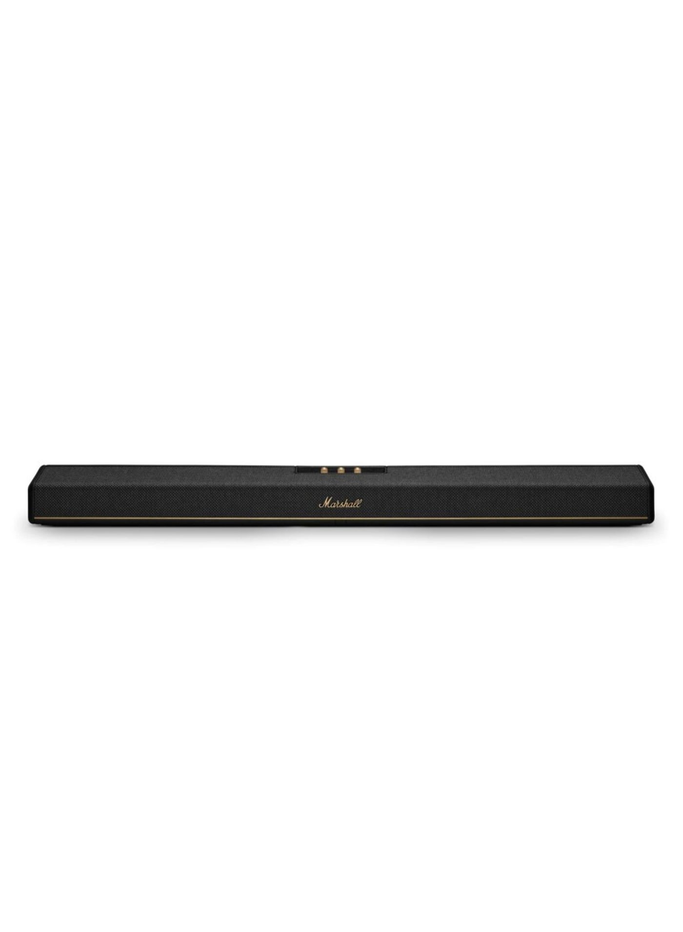 Marshall Heston 120 Dolby Atmos Soundbar – Immersive 3D Audio, Built-in Subwoofers, Multi-Wireless Connectivity, Integrated Music Services, Tactile Controls, Marshall App Compatible (Black)