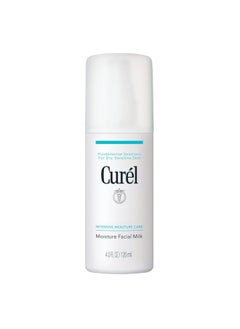 Curel Curel Japanese Skin Care Moisture Facial Milk Moisturizer, Daily Face Lotion for Dry Sensitive Skin, pH Balanced, Unscented Advanced Ceramide Care Face Cream without Drying Alcohols, 4 oz  - Image 1