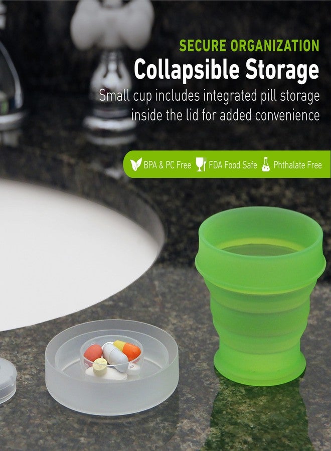 humangear GoCup | Compact Storage | On the Go Cup | BPA-free, PC-free, Phthalate-Free, Small (4 fl.oz/118ml), Green - Image 3