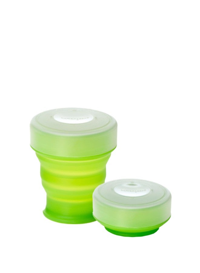 humangear GoCup | Compact Storage | On the Go Cup | BPA-free, PC-free, Phthalate-Free, Small (4 fl.oz/118ml), Green - Image 1
