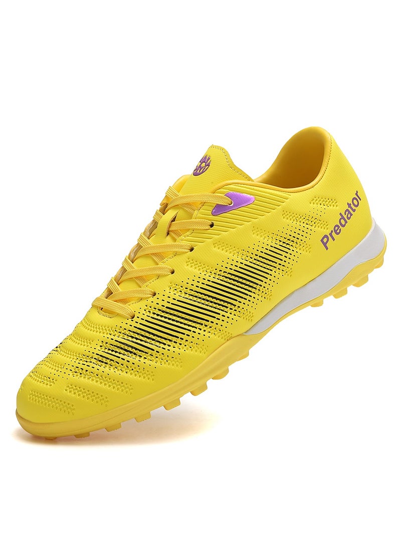 Sky View Boys And Girls Football Boots Kids Firm Ground Soccer Athletics Training Sport Shoes Astro Turf Trainers Teenager Profession Competition Teenager Indoor Outdoor Children Sneakers - Image 1