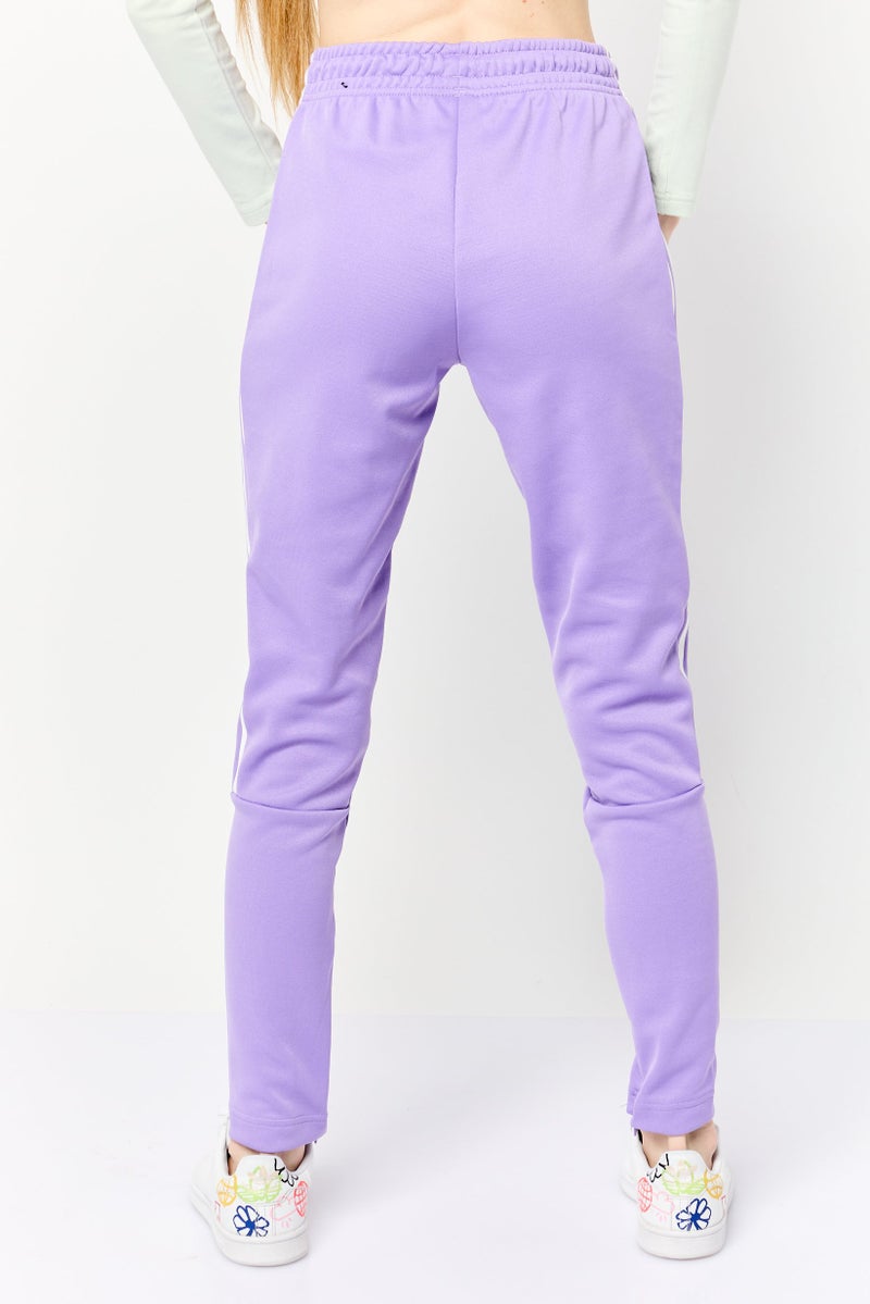 Adidas Women Regular Fit Training Track Pants, Purple - Image 2
