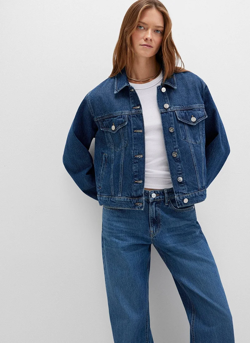 مافي Ruby Iconic Koyu Denim Shirt