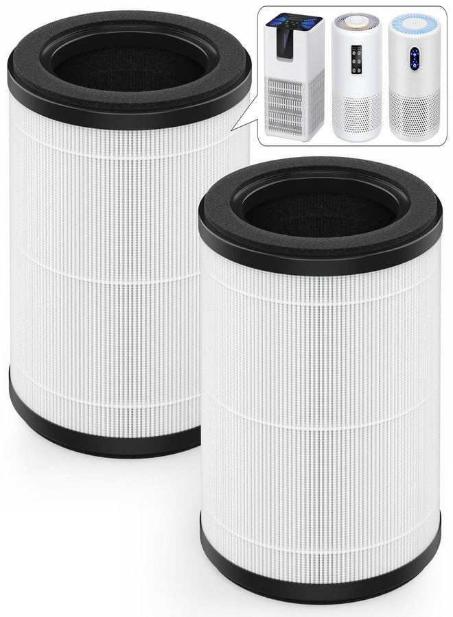 XBWW 2 Packs Replacement Filter Compatible with MOOKA B-D02L & M05, KOIOS B-D02L and VEWIOR B-D02U Air Cleaner Purifier - Image 1