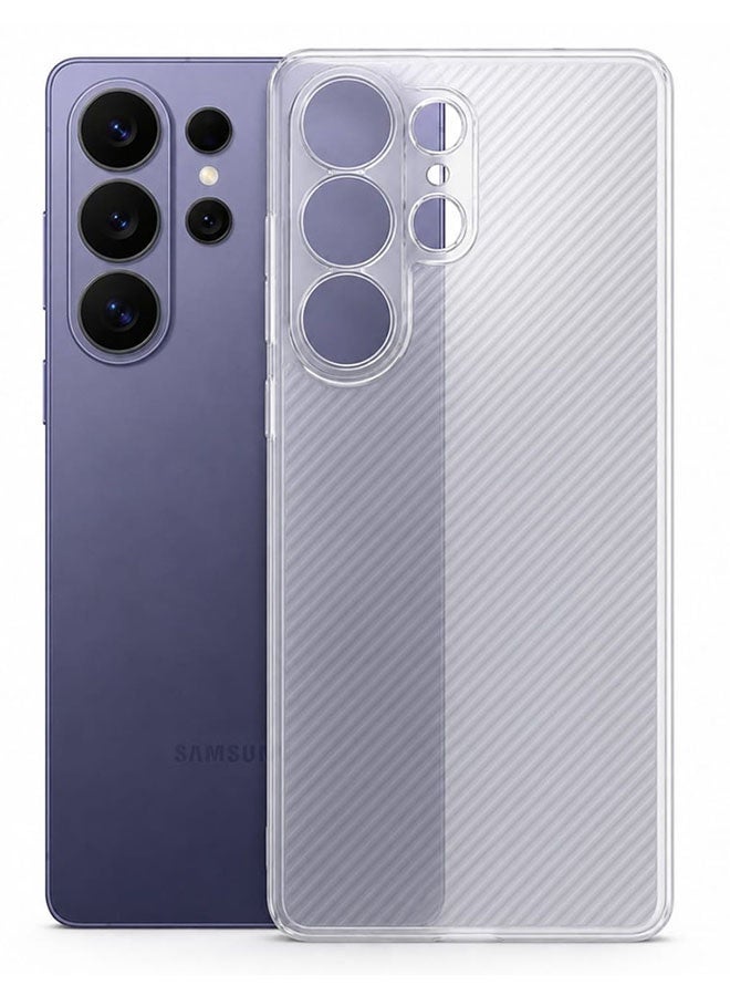 2 Pack  of Air Skin Line for Galaxy S26 Ultra Case Design Back Cover Sturdy Durable Ultra-Thin Case Drop Protection Cover Clear - White - Image 3