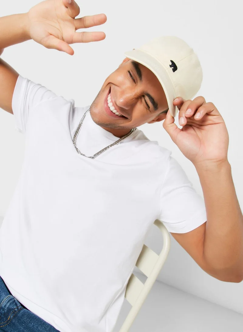 Seventy Five Bear Motif Curve Peak Cap