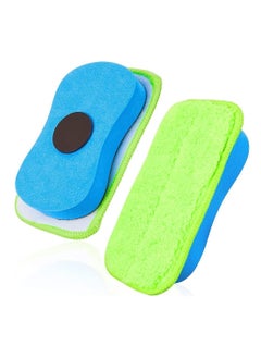 Y&D Chalkboard Eraser, SYOSI Microfiber Dustless Chalk Eraser Magnetic Multipurpose Cleaning Duster Washable Reusable for Chalk, Home, Classroom and Office, Random Color (2 Pieces)  - Image 1