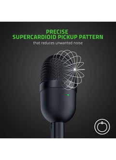 Generic Seiren Mini Ultra Compact Condenser Microphone, Ultra-Precise Supercardioid Pickup Pattern, Professional Recording Quality, Ultra-Compact Build, Shock Resistant -  Black  - Image 2