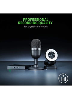 Generic Seiren Mini Ultra Compact Condenser Microphone, Ultra-Precise Supercardioid Pickup Pattern, Professional Recording Quality, Ultra-Compact Build, Shock Resistant -  Black  - Image 3