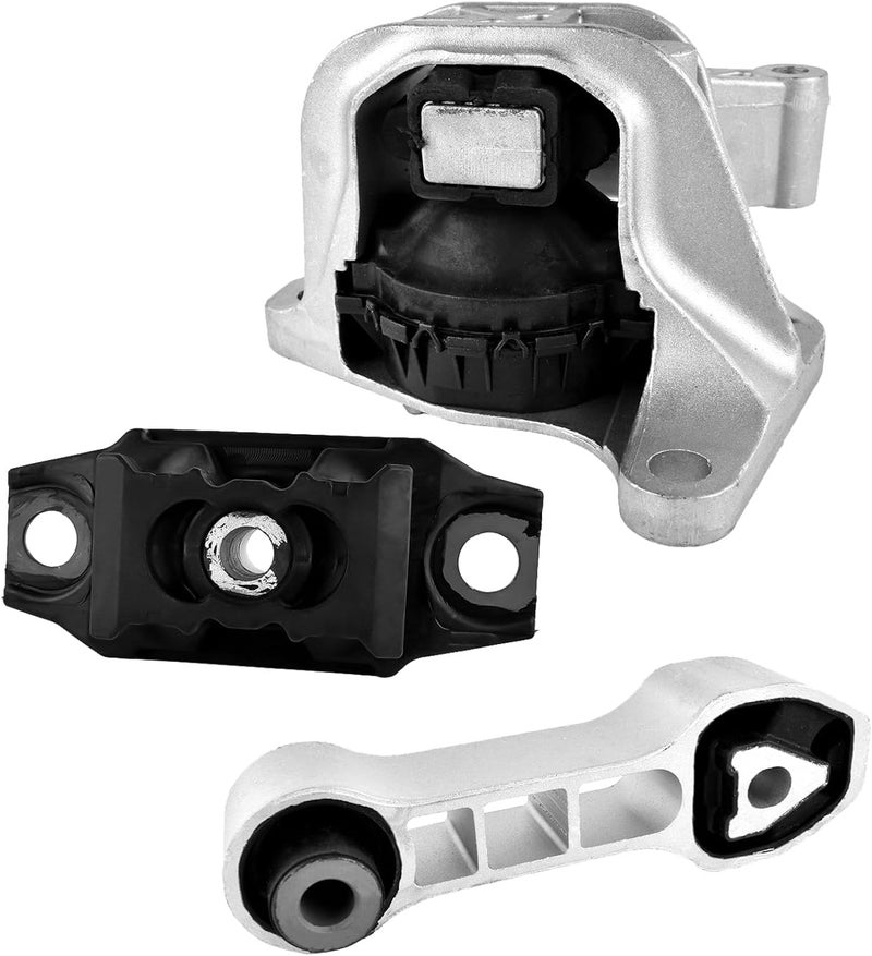 Flynsu Engine Motor Transmission Mount Set for 2012-2018 Fiat 500 1.4L Turbo Automatic - Image 2