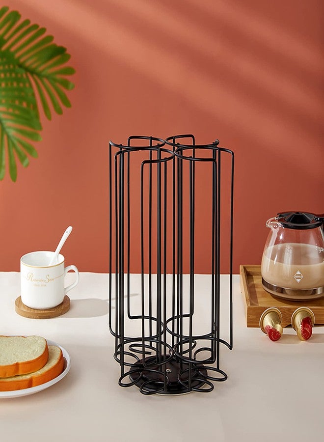 Frcctre Metal Cocktail Capsule Holder Capsules Storage Carousel Organizer, Compatible with Bartesian Cocktail Capsules, Hold Up to 32 Capsule Pods - Image 4