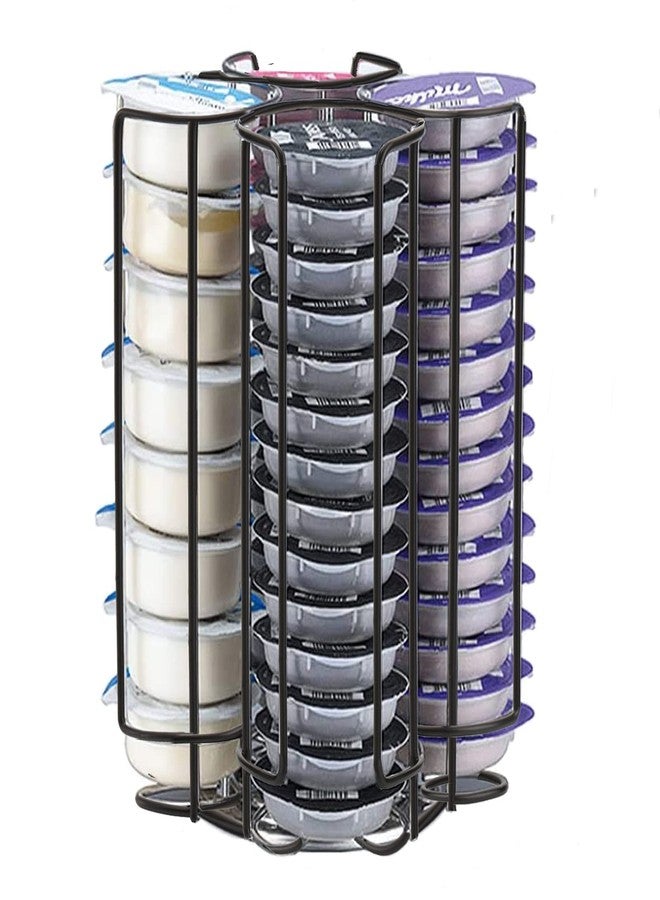 Frcctre Metal Cocktail Capsule Holder Capsules Storage Carousel Organizer, Compatible with Bartesian Cocktail Capsules, Hold Up to 32 Capsule Pods - Image 1