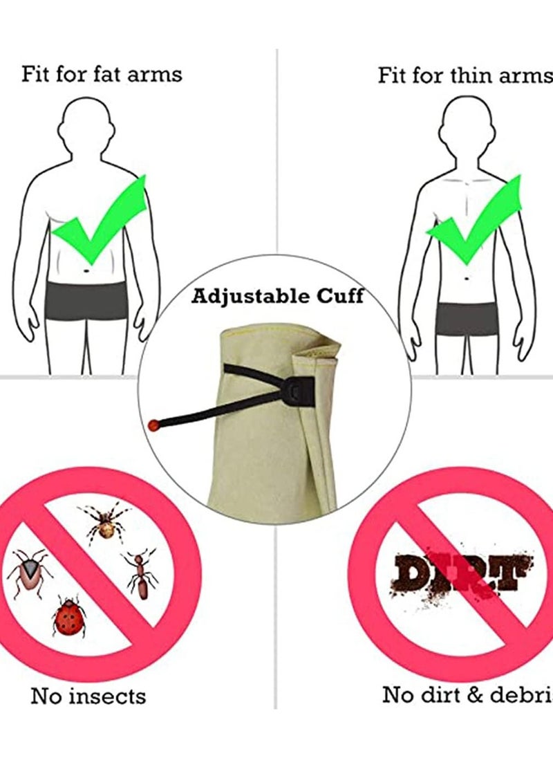 KASTWAVE Cactus Gloves Thorn Proof Gardening for Rose Pruning Cacti Handling Leather Garden Work For Women Men Yard Gardener Gifts  - Image 3