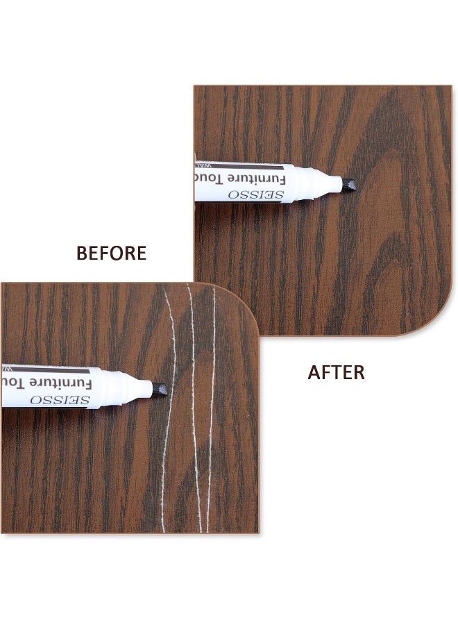 SEISSO Wood Furniture Repair Kit - Set of 42 Furniture Repair Wood Fillers, Markers and Wax Sticks - Image 5