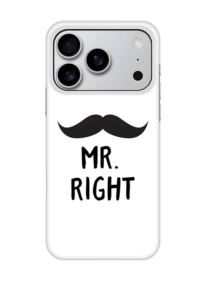 Stylizedd For iPhone 17 Pro,Case, [Compatible with MagSafe] Magnetic cover Slim fit Protection Matte, - Mr. Right