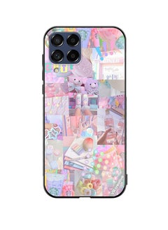 Protective Case Cover For Samsung Galaxy A12 Cute Collage Design Multicolour