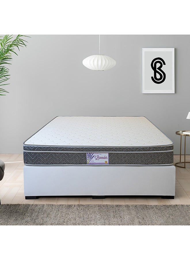 Bed and Mattress Zone Lavender Euro Top Bonnell Spring Mattress 150x190 Queen Size - Image 1