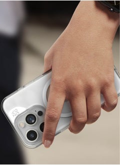 ZAGG Crystal Palace Snap iPhone 15 Pro Case Cover with MagSafe & Graphene Tech 13 Feet Drop Protection - Clear  - Image 5