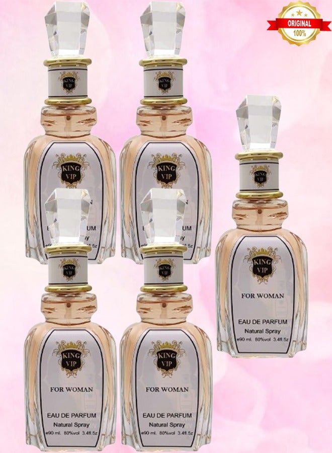 كينج 5 قطع عطر في اي بي للنساء 100 مل - Image 1
