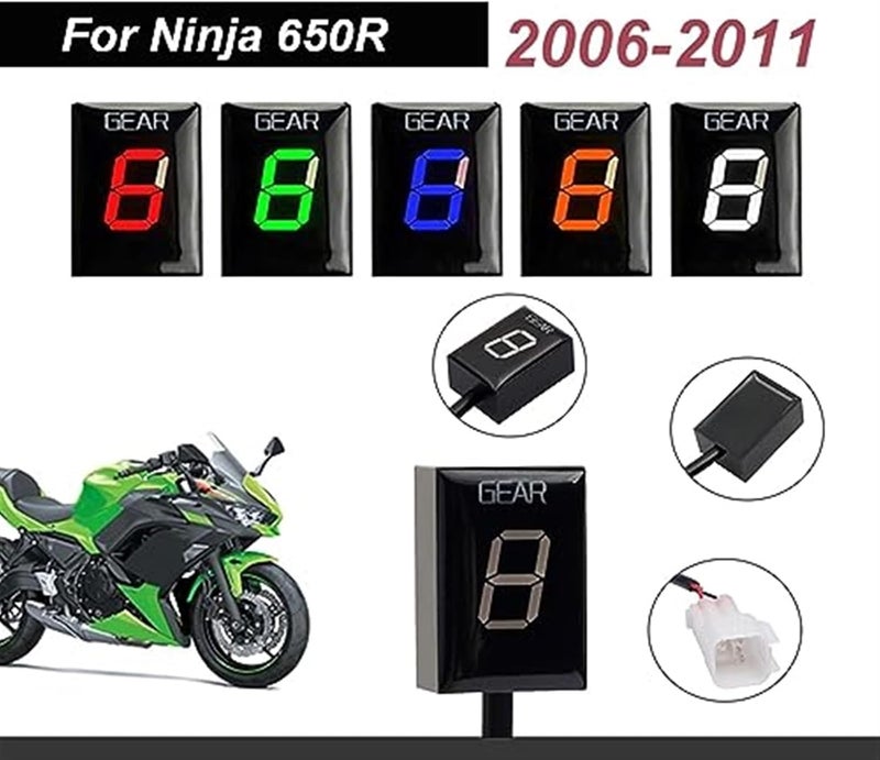 Vuzmode LED Gear Indicator for 650R Motorcycles - Image 4