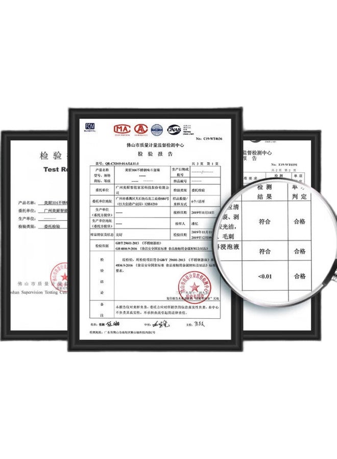 MAX COOK Meichun (Maxcook) 316L Stainless Steel Plate And Bowl, 22Cm, Thickened, Widened, Deepened, Drop-Resistant, Mcwa1748 - Image 1