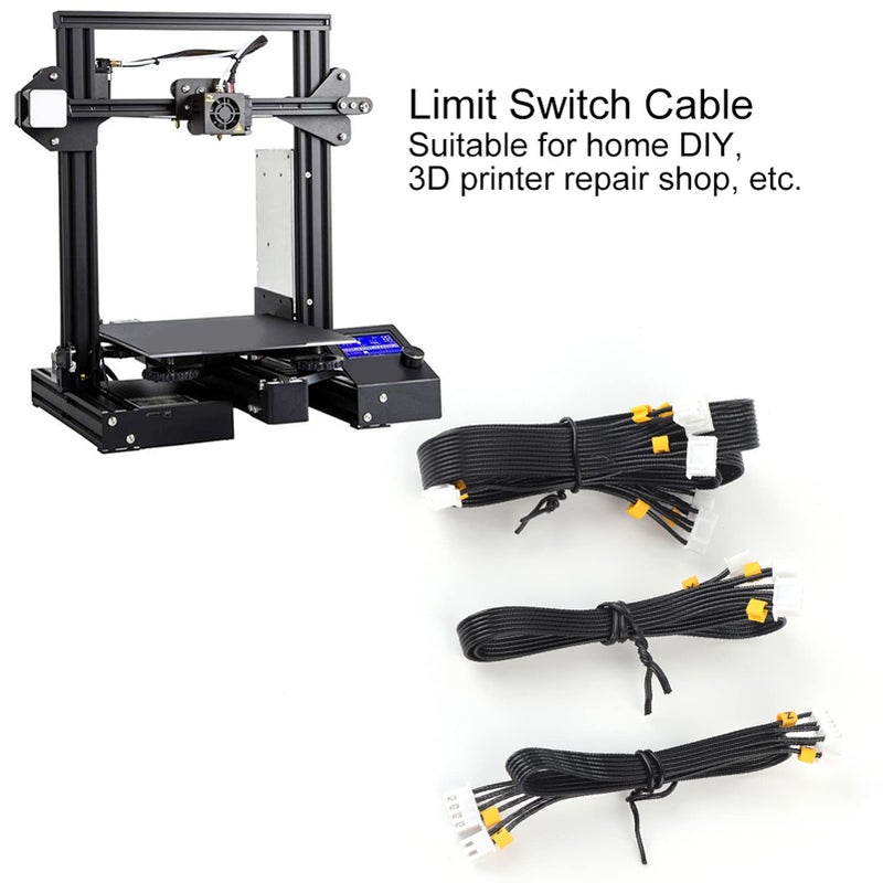 3D Printer Limit Switch Cable 3Pcs Plug and Play Easy Install Durable Plastic - Image 3