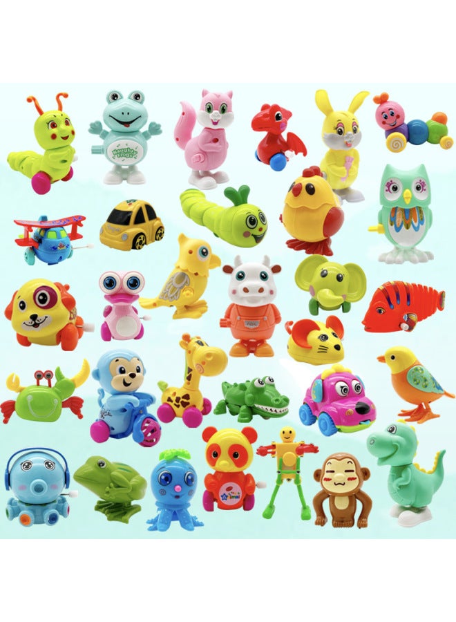 Clockwork Toy Children's Winding Dinosaur Cartoon Small Animal Night Market Stall Small Gift Shangjin Winding Toy Wholesale-Color:Chain Sea Lion Top Ball - Image 2