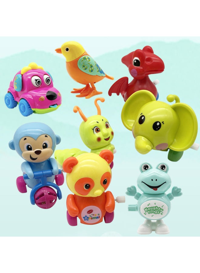 Clockwork Toy Children's Winding Dinosaur Cartoon Small Animal Night Market Stall Small Gift Shangjin Winding Toy Wholesale-Color:Chain Sea Lion Top Ball - Image 3