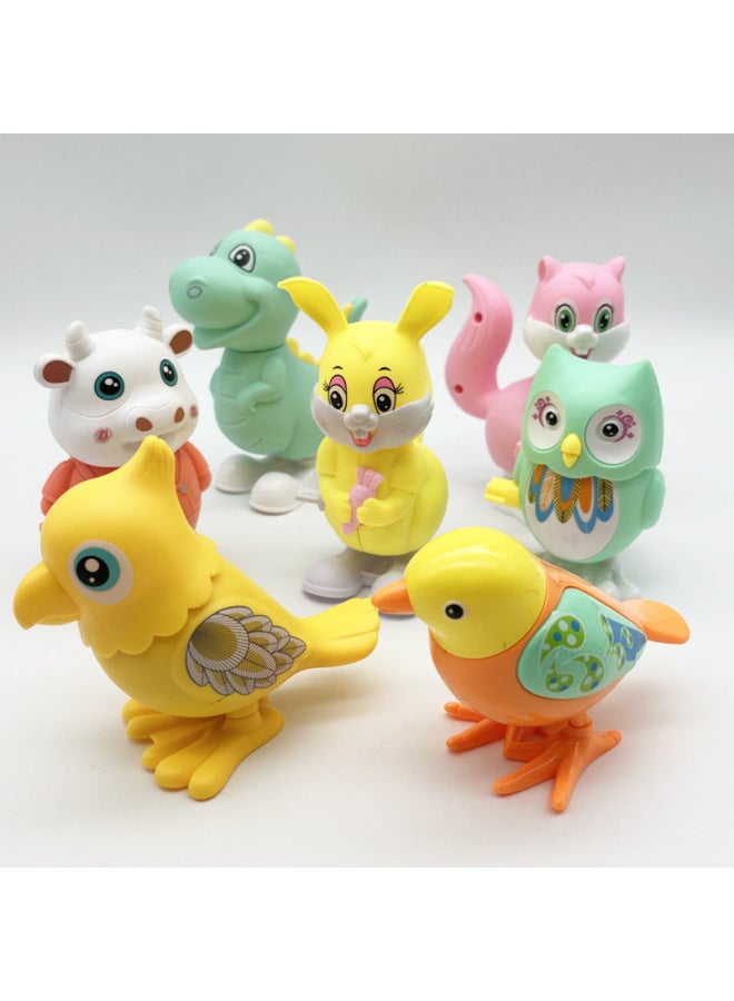 Clockwork Toy Children's Winding Dinosaur Cartoon Small Animal Night Market Stall Small Gift Shangjin Winding Toy Wholesale-Color:Chain Sea Lion Top Ball - Image 5